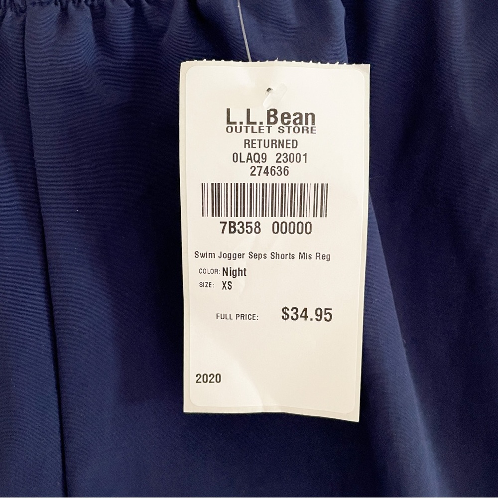L.L. Bean Navy Blue Swim Shorts - Picture 4 of 5